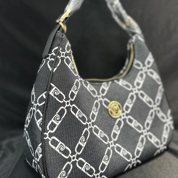 Pierre Cardin 05PC24K825-ZCKNP SMJ Siyah Melaj Kadın Çanta - Resim 2