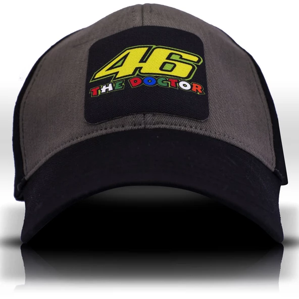 The Doctor VR46 Haki Siyah Motogp Şapka, Unisex Beyzbol Motor Sever Şapkası, Motorcu Trucker Cap