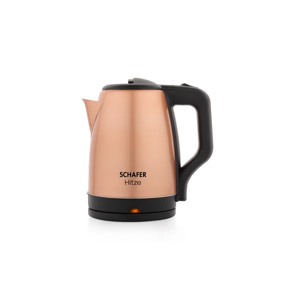 Schafer Hitze Paslanmaz Çelik Su Isıtıcı (Kettle)-Rosegold