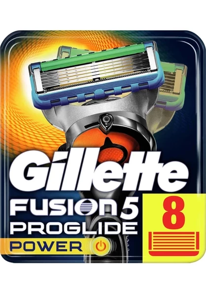 Gillette Fusion 5 ProGlide POWER 8'li Yedek Tıraş Bıçağı