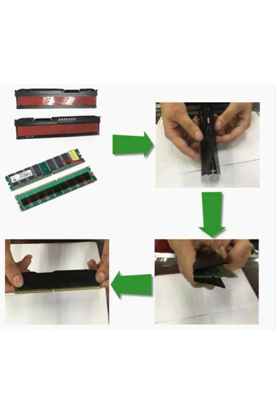 RAM SOĞUTUCU DDR2-DDR3-DDR4 SİYAH - 5