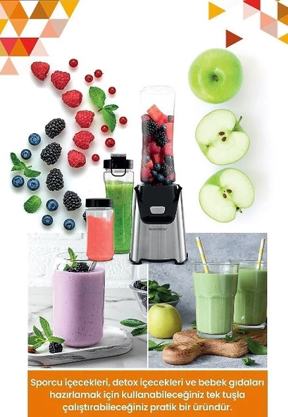 GoldStar ST-7251 400 W Kişisel Smoothie Blender - 6