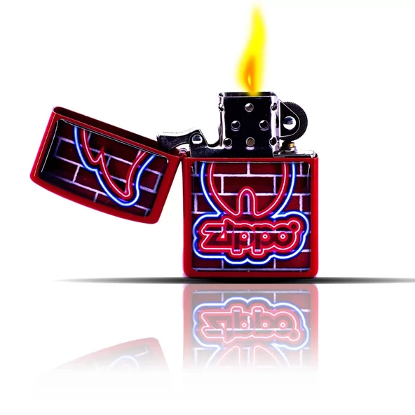 ZIPPO KIRMIZI GIFTSOME BENZİNLİ ÇAKMAK