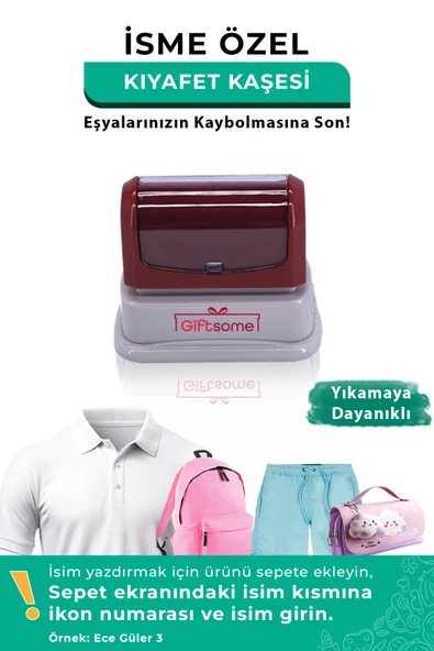 Kırmızı Öğrenci Kaşesi, Okul Anaokul Kreş Kaşesi, Defter Kitap, Kıyafet Elbise Kaşesi Etiketi