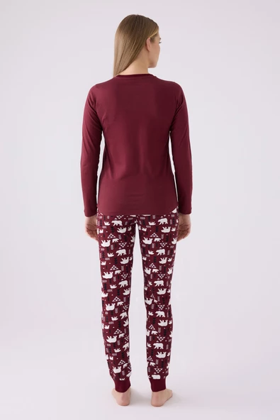 Arnetta 3107 Kadın Uzun Kol Pijama Takım - 3