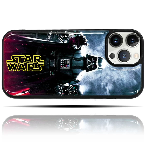 Apple IPhone 11 Pro Max Uyumlu Star Wars Darth Vader Yumuşak Silikon Telefon Kılıfı