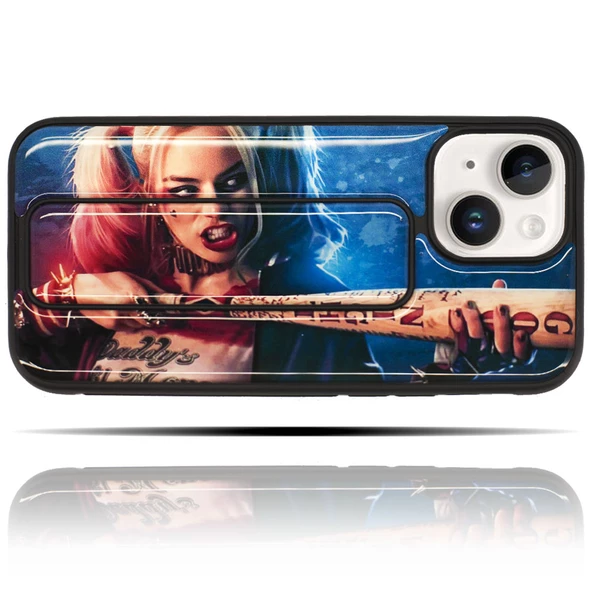 Apple IPhone 14 Plus Uyumlu Harley Quinn Baskılı Yumuşak Silikon Telefon Kılıfı