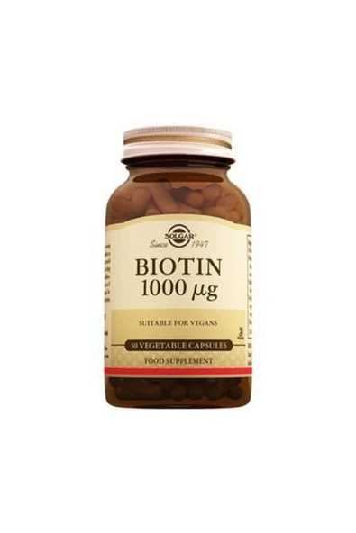 Solgar Biotin 1000 mcg 50 Kapsül