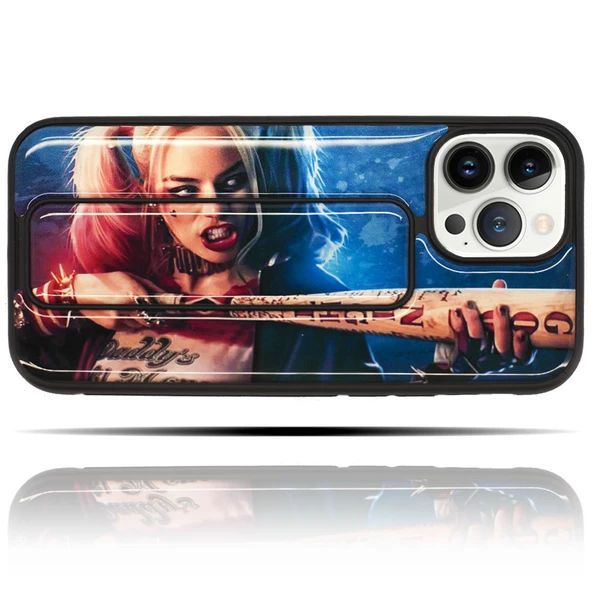 Apple IPhone 14 Pro Uyumlu Harley Quinn Baskılı Yumuşak Silikon Telefon Kılıfı