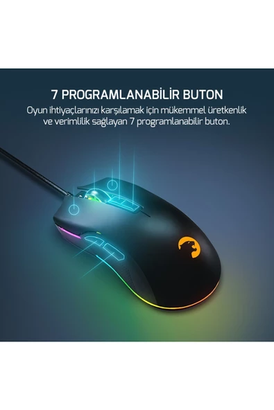 Gamepower Ursa 10000Dpı Usb Oyuncu Mouse Siyah - 6