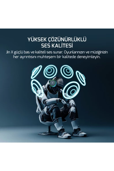 Gamepower Jin X Enc 3.5Mm Gaming Kulaklık (2.3.5Mm Jak Dönüştürücü Kablo Hediyeli) - 2