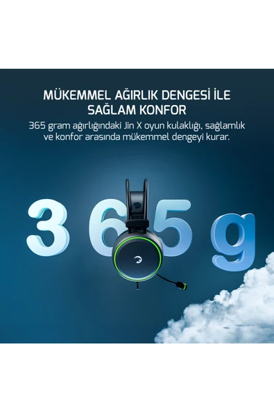 Gamepower Jin X Enc 3.5Mm Gaming Kulaklık (2.3.5Mm Jak Dönüştürücü Kablo Hediyeli) - 7