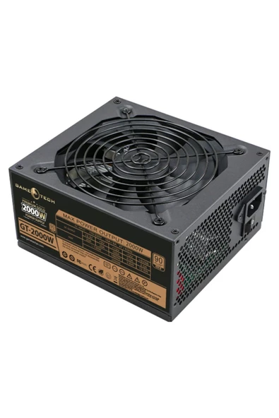GAMETECH 2000watt 90 Plus Gold 14cm Fanlı Btc Power Supply - 3
