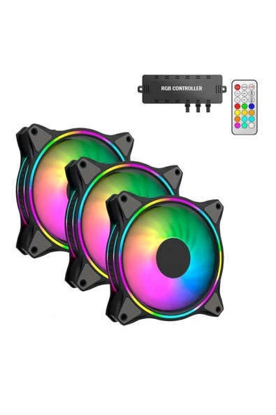 GamePower Air Turbine 3in1 A-rgb Rgb Fan Set Kit 3x120mm Sessiz Kasa Fanı