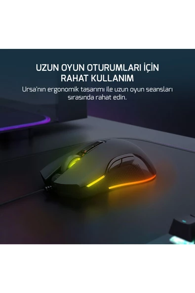 Gamepower Ursa 10000Dpı Usb Oyuncu Mouse Siyah - 5