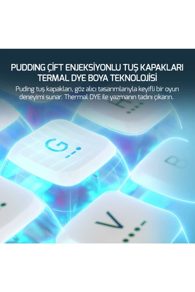 GamePower Gasket Pro X RGB Wireless/Bluetooth/Kablolu Mekanik Hot-Swap Yağlı Switch Gasket Gaming Klavye - 7