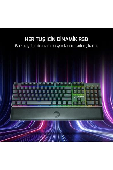 GamePower Ogre Rgb 60m Mekanık Red Swıtch Klavye Ogre-rgb-red - 2