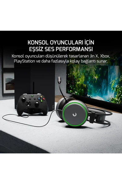 Gamepower Jin X Enc 3.5Mm Gaming Kulaklık (2.3.5Mm Jak Dönüştürücü Kablo Hediyeli) - 6