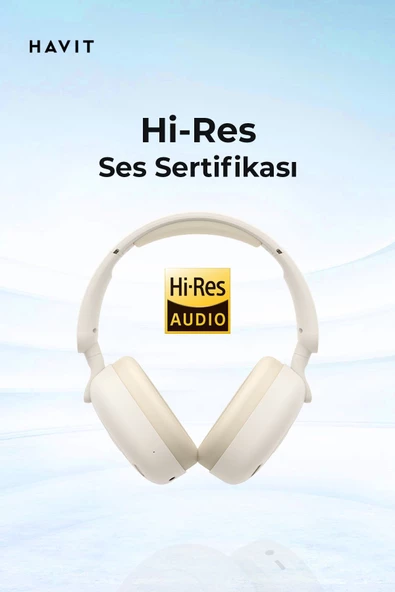 Havit H655BT PRO Hi-Res ANC Kulaküstü Bluetooth Kulaklık - 80 Saat Batarya, AI Gürültü Önleme - 6