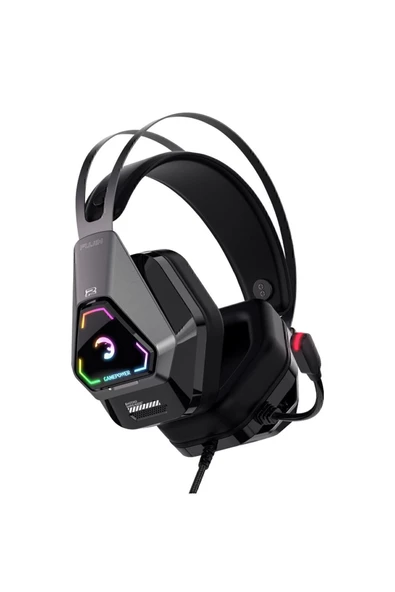 GamePower Fujin 7.1 Siyah Surround RGB Gaming Kulaklık Mikrofonlu - 4
