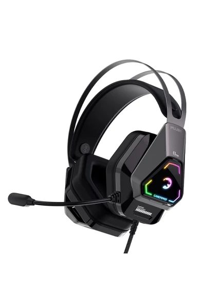 GamePower Fujin 7.1 Siyah Surround RGB Gaming Kulaklık Mikrofonlu