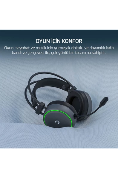 Gamepower Jin X Enc 3.5Mm Gaming Kulaklık (2.3.5Mm Jak Dönüştürücü Kablo Hediyeli) - 4