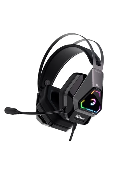 GamePower Fujin Pro Siyah 7.1 Surround Hi-fi Rgb Gaming Kulaklık (MEMORY FOAM)