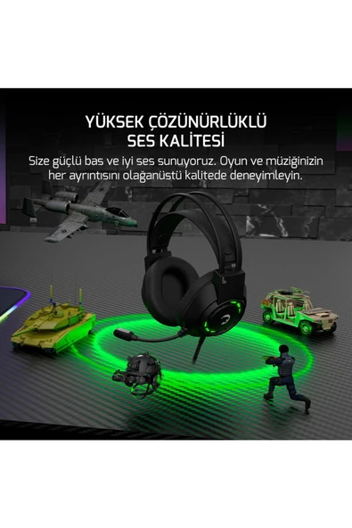 GamePower Voldon X Siyah Enc 3.5mm Gaming Kulaklı - 2