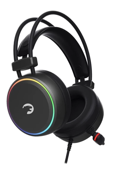 GamePower Jin Rainbow 7.1 Siyah Kulak Üstü Kulaklık Mikrofonlu Oyuncu - 3