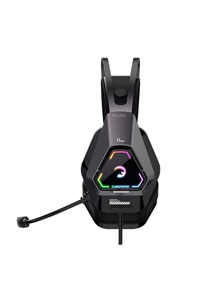 GamePower Fujin 7.1 Siyah Surround RGB Gaming Kulaklık Mikrofonlu - 3