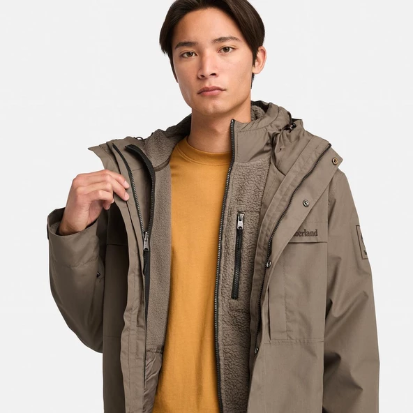 Timberland BENTON Waterproof 3in1 İçi Çıkabilr Erkek Ceket TB0A5XT1BK01 - 4