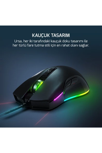 Gamepower Ursa 10000Dpı Usb Oyuncu Mouse Siyah - 3