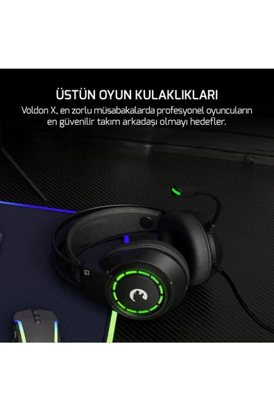 GamePower Voldon X Siyah Enc 3.5mm Gaming Kulaklı - 6