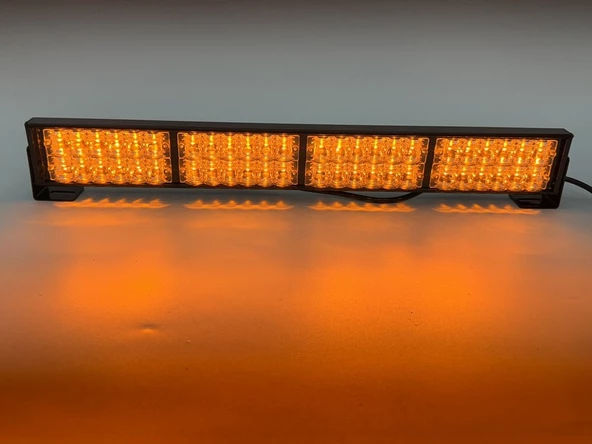 21 fonksiyonlu çakar lamba 46cm sarı-sarı 12-30v / LAPA205-1 - Resim 2