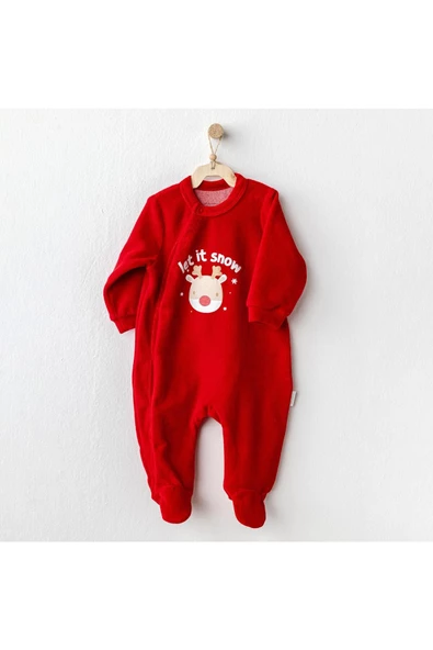 Bebek Tulum Romper Velvet Happy Newyear Ac25332