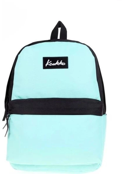 Kaukko Basic Colors Okul Sırt Çantası Mint Siyah K1415 ürün görseli