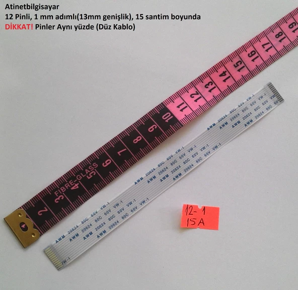 Awm 20624 80C 60V Vw-1 Flex Kablo  12-1-15A - 2