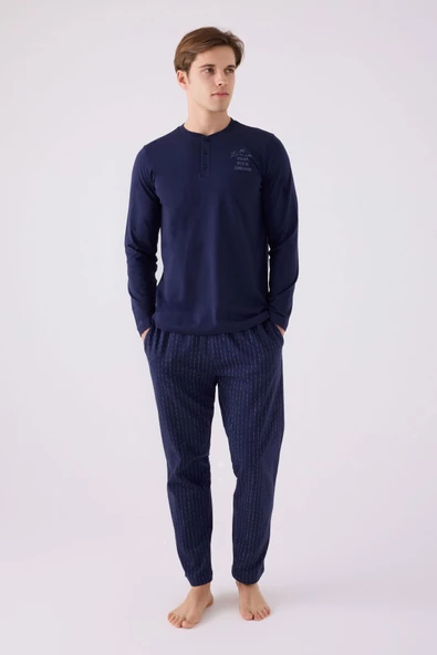 Arnetta 3130 Erkek Uzun Kol Pijama Takım