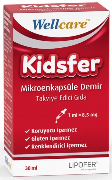 Wellcare KidsFer Demir Damla 30ml - 1