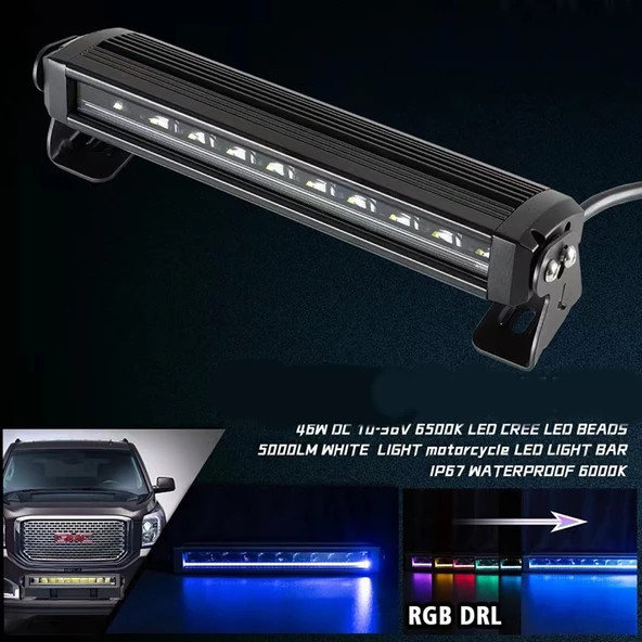 Offroad sis lambası beyaz 150w 81,3 cm beyaz-sarı gündüz ledli 12-36v adet / LASS360-2 - 3
