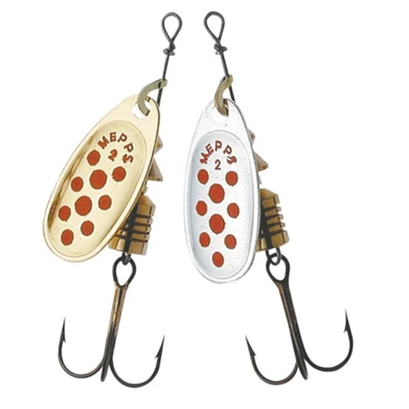 Mepps Comet Gümüş/Kırmızı Noktalı Kaşık 4 No