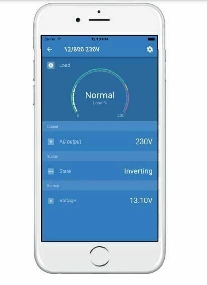 Victron DC-AC 12V 1200VA Tam Sinüs Inverter, PIN122121200 - Resim 12