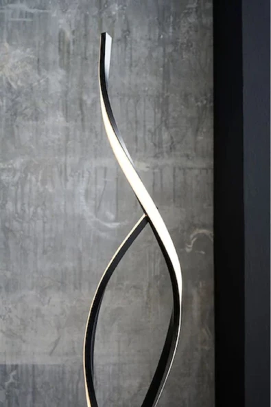 Dimli / Golaşa / 120 cm / Lambader / Antrasit Gövde / 3 Renk Işık