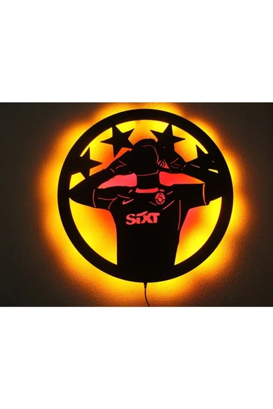 Mauro İcardi Figürlü Led Işıklı Tablo