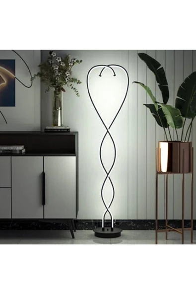 Dimli / Kalpli / 120 cm / Lambader / Antrasit Gövde / 3 Renk Işık - 2