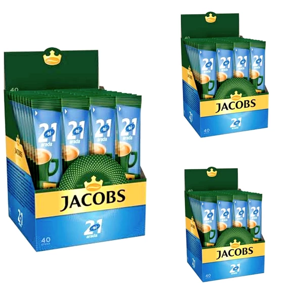 JACOBS 2 SI 1 ARADA 40'LI X 3 ADET