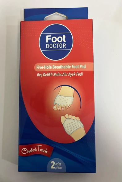 Foot Doctor Beş Delikli Nefes Alır Ayak Pedi 2 Adet 10406