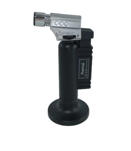 Metal Büyük Boy Turbo Masa Tipi Pürmüz Alev Çakmak ürün görseli 1