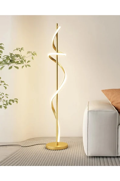 Gold / Ekvador / 120 cm / Lambader / 3 Renk Işık / 3 Yıl Garanti - 2