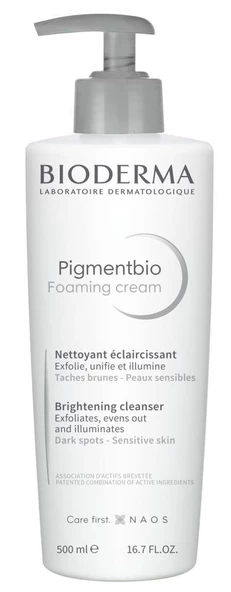 Bioderma Pigmentbio Foaming Cream 500ml | Leke Karşıtı Peeling Etkili Yüz Temizleyici